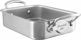 Mauviel M'Minis Stainless Steel Rectangular Roasting Pan, 7.1 X 5.5 Inch Cookware online kitchen sale