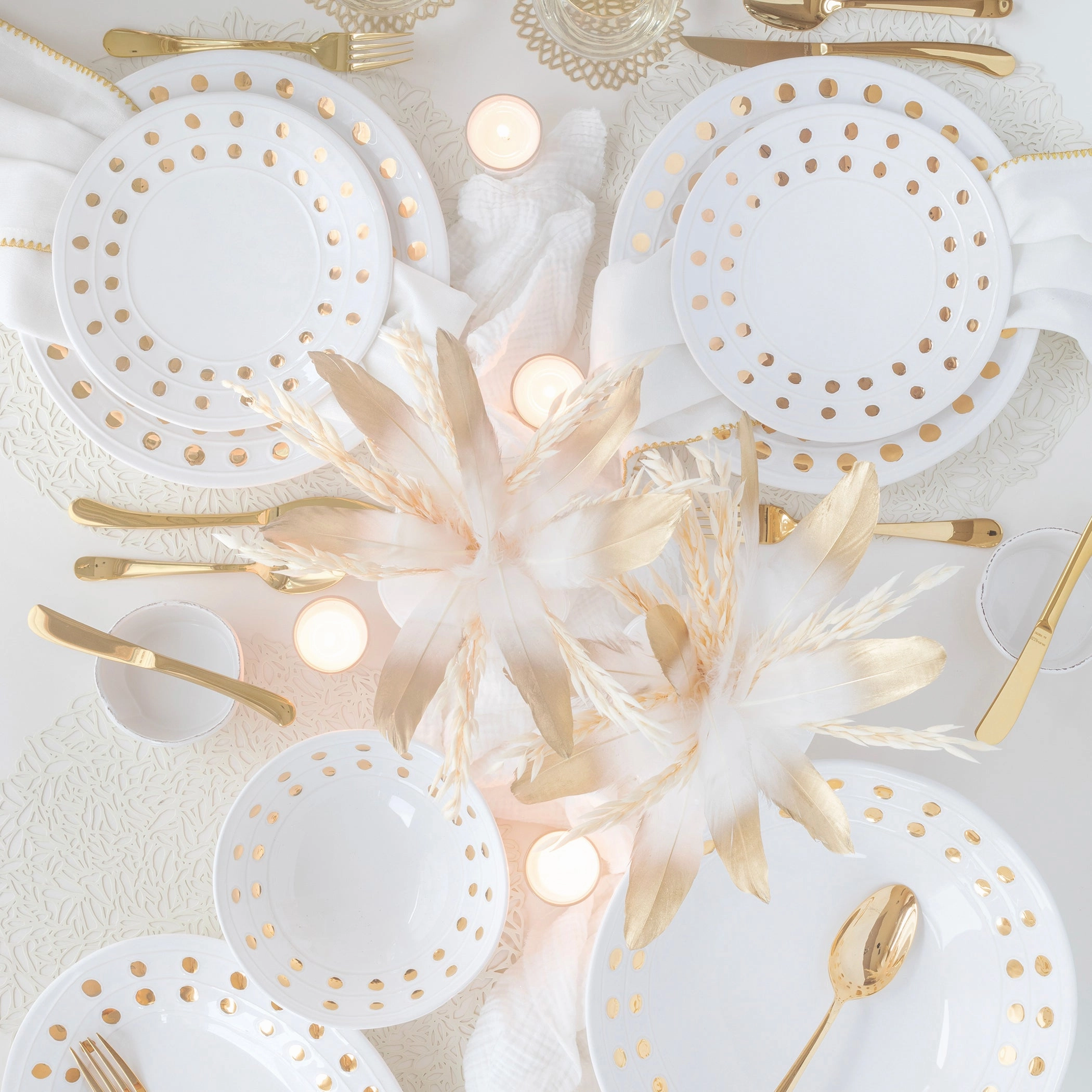 Medici Gold Canape Plate
