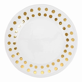 Medici Gold Large Round Platter Serveware deals online