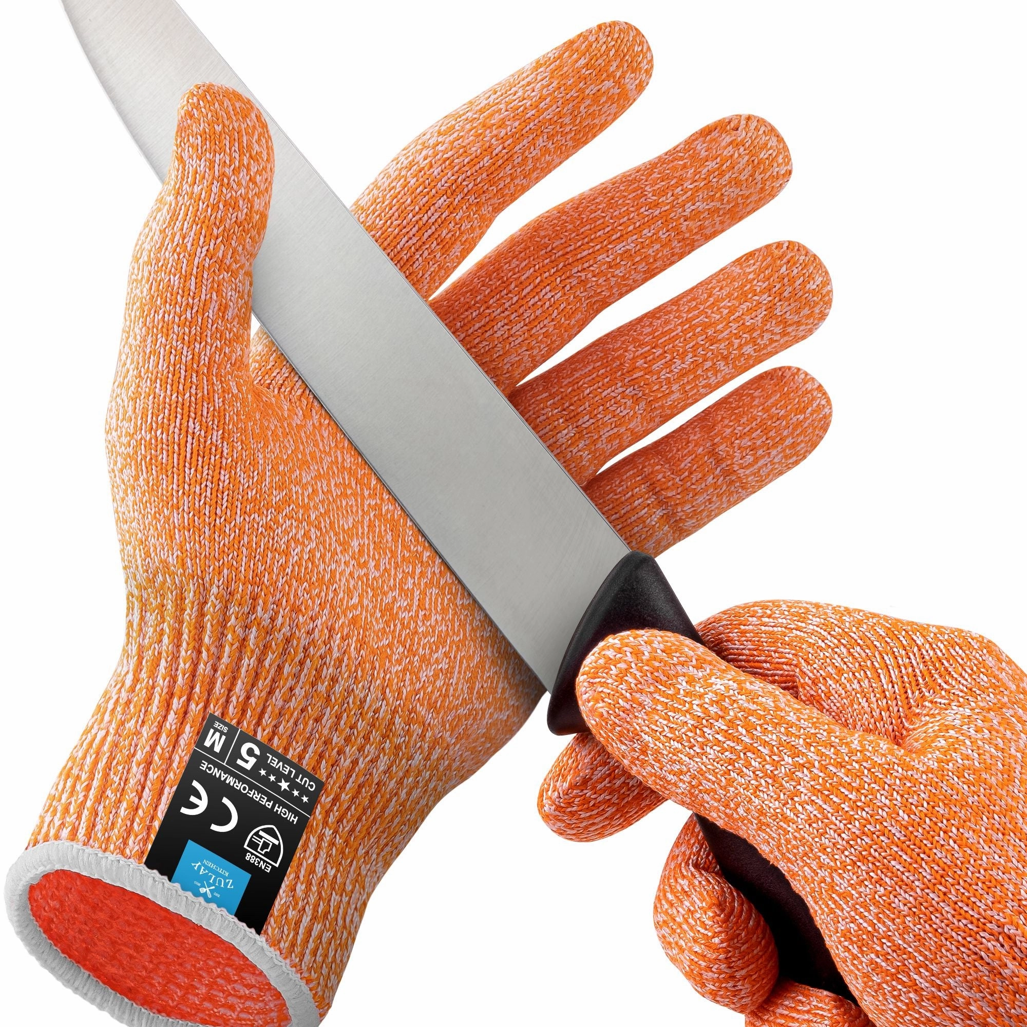 Medium Cut Resistant Gloves Food Grade Level 5 Protection