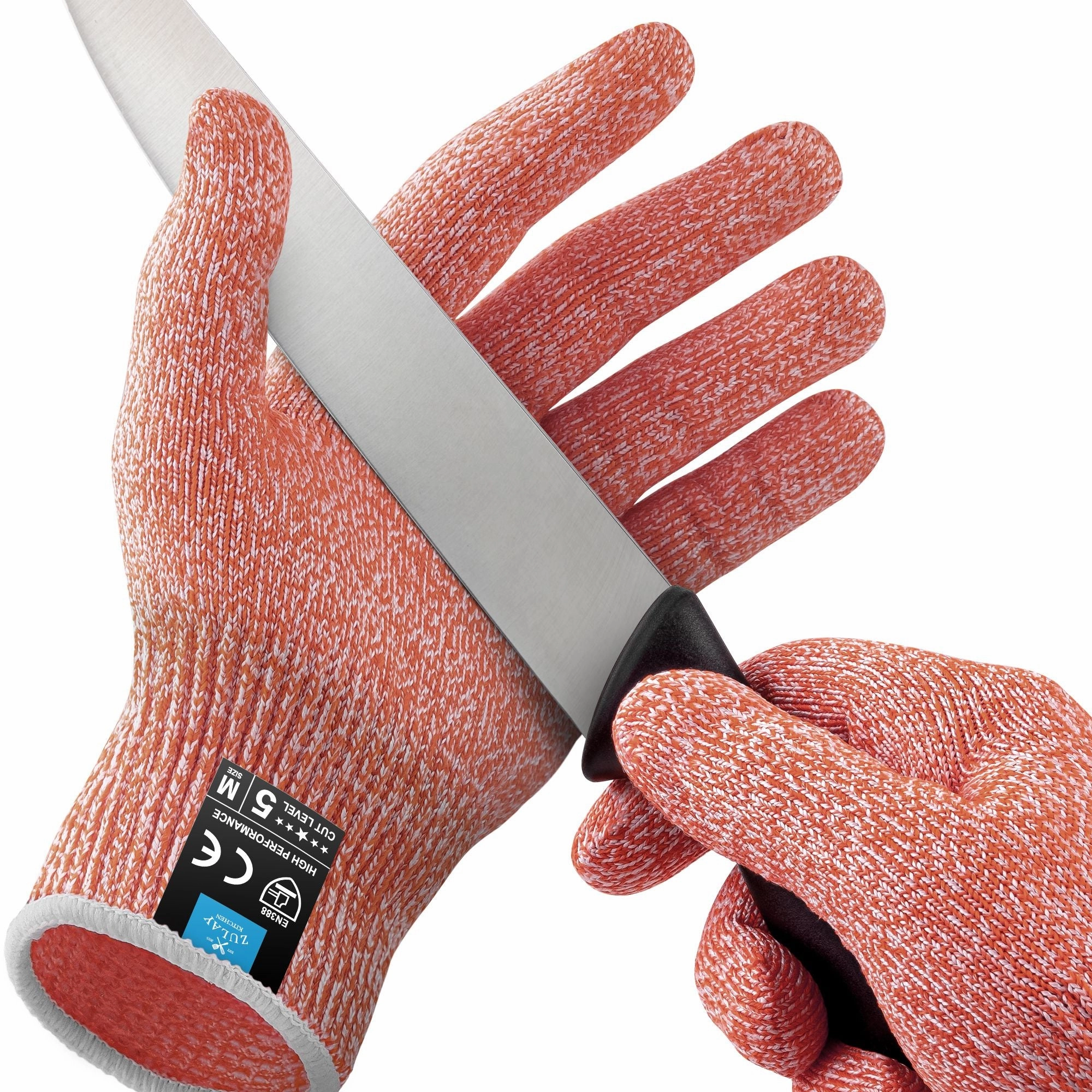 Medium Cut Resistant Gloves Food Grade Level 5 Protection