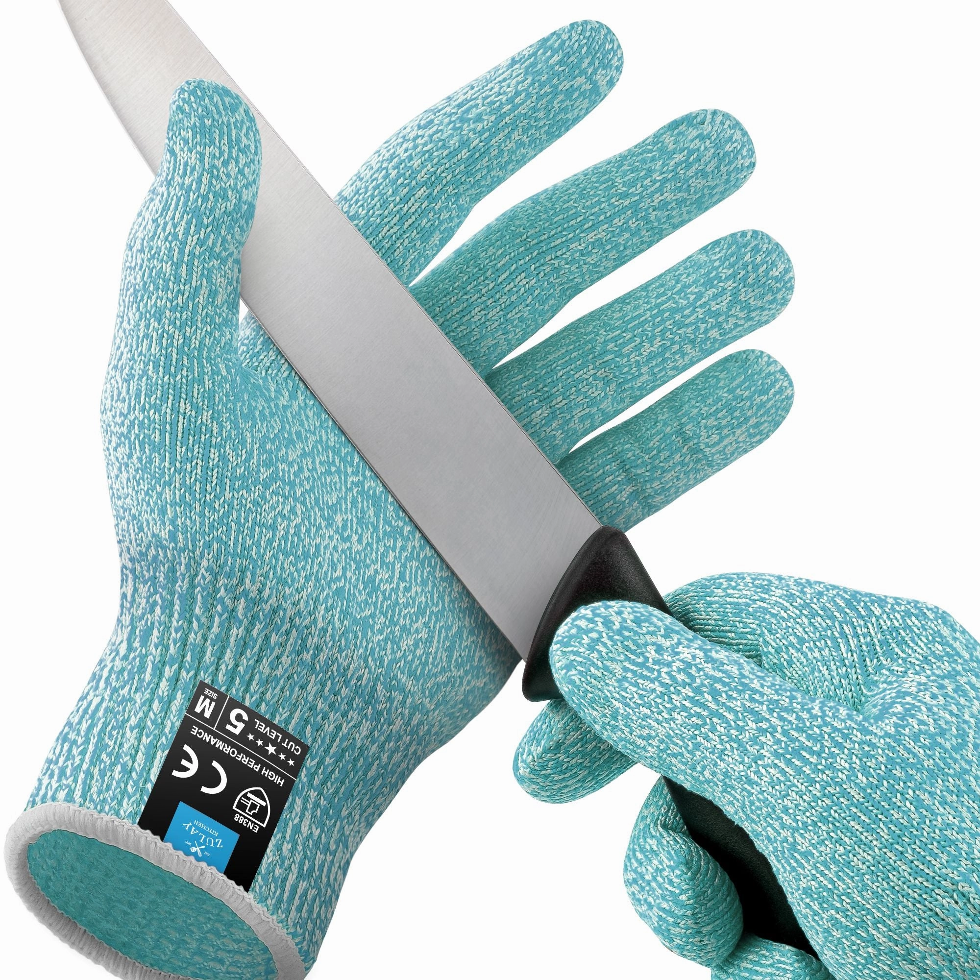 Medium Cut Resistant Gloves Food Grade Level 5 Protection