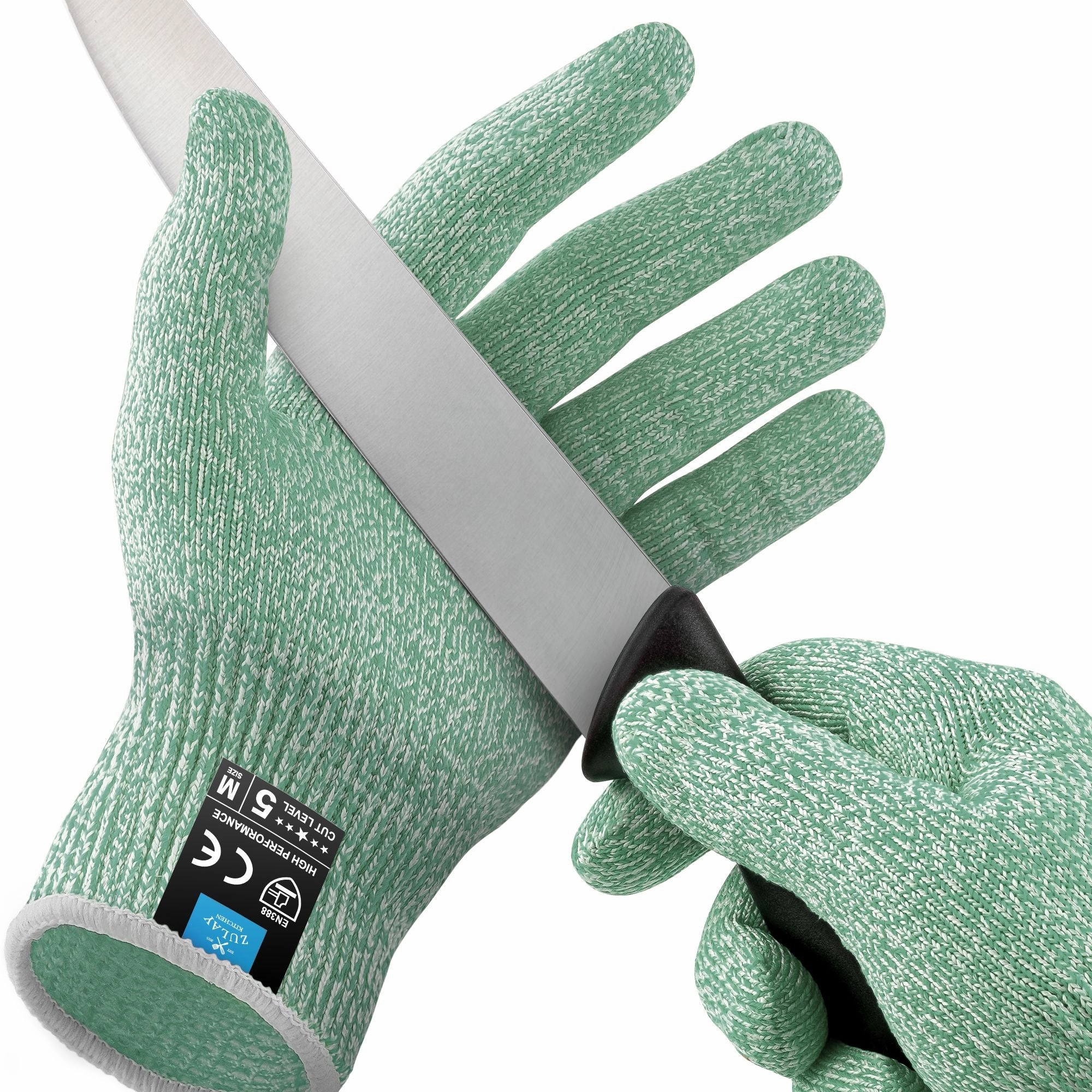 Medium Cut Resistant Gloves Food Grade Level 5 Protection