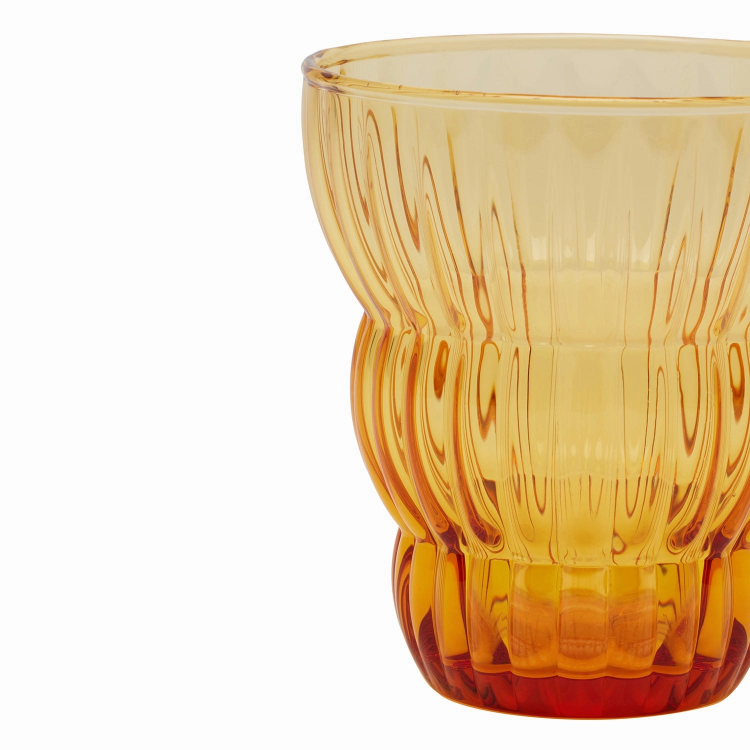 Meredith Amber Tumbler Glasses Set/6