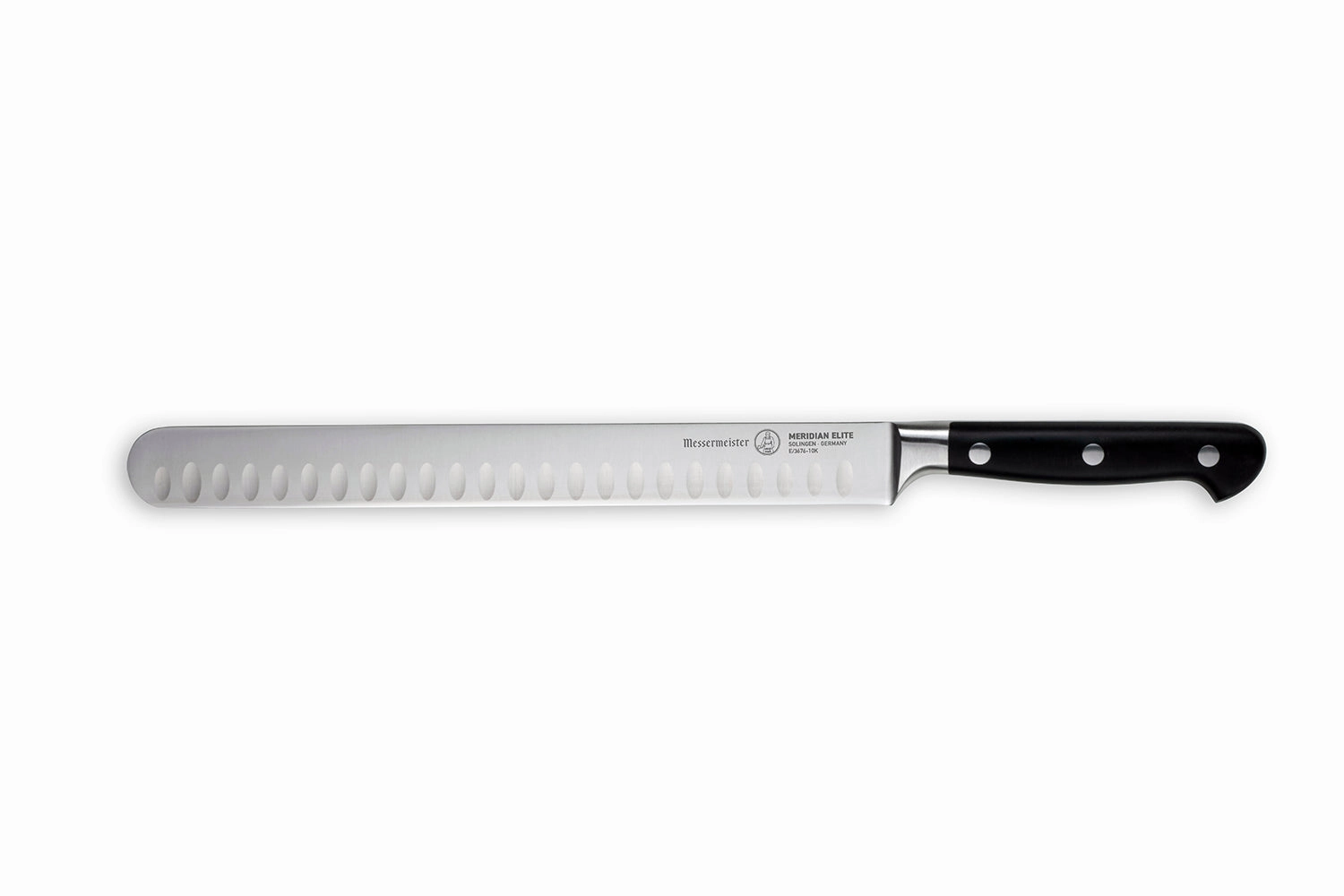 Messermeister Meridian Elite 10-Inch Round Tip Kullenschliff Slicer