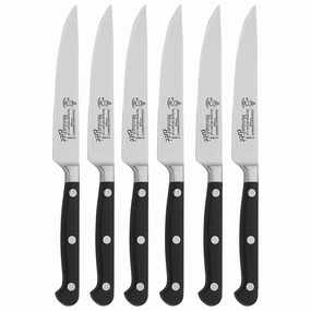 Messermeister Meridian Elite 6 Piece Fine Edge Steak Set in Steak Knife Pouch Cutlery outlet discounts