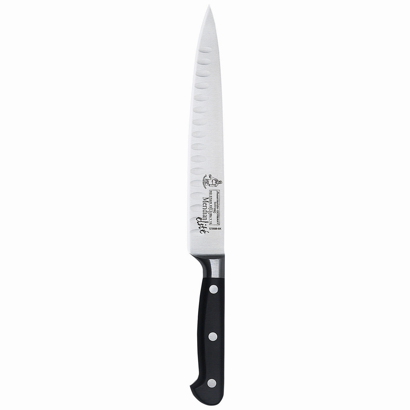 Messermeister Meridian Elite 8-Inch Kullenschliff Carving Knife Cutlery outlet discounts