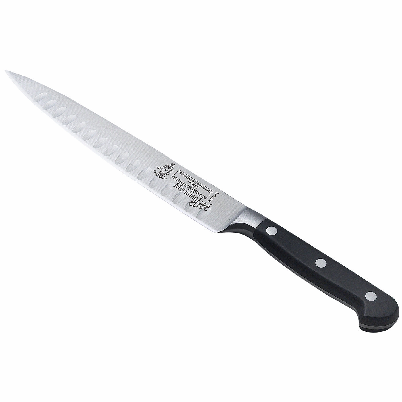 Messermeister Meridian Elite 8-Inch Kullenschliff Carving Knife