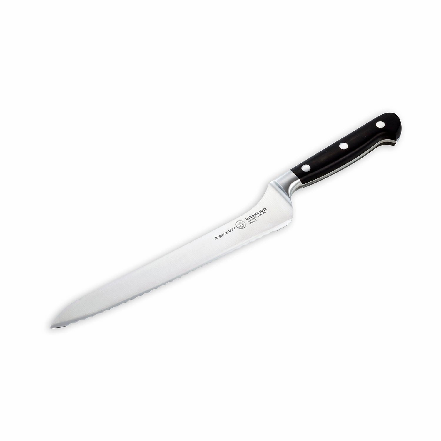 Messermeister Meridian Elite 8-Inch Scalloped Offset Knife Cutlery outlet discounts