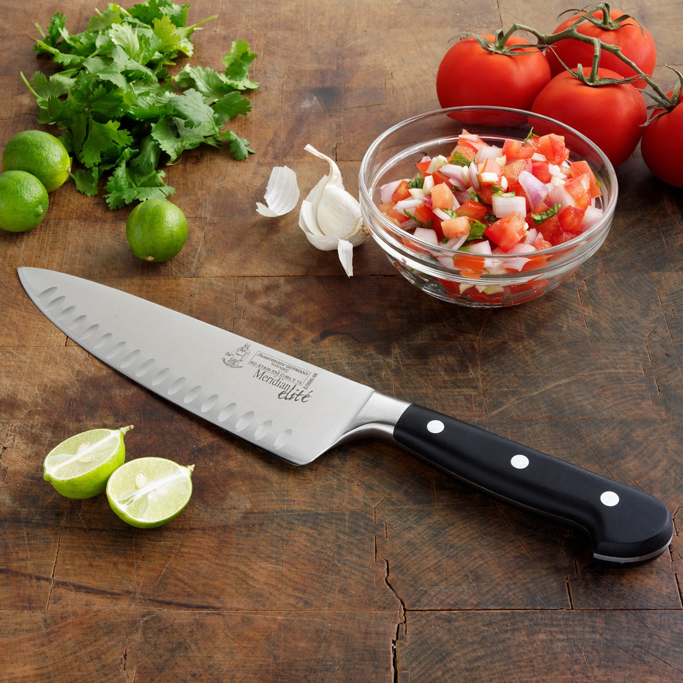 Messermeister Meridian Elite 8-Inch Traditional Chef's Knife
