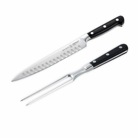 Messermeister Meridian Elite Kullenschliff 2 Piece Carving Set Cutlery outlet discounts