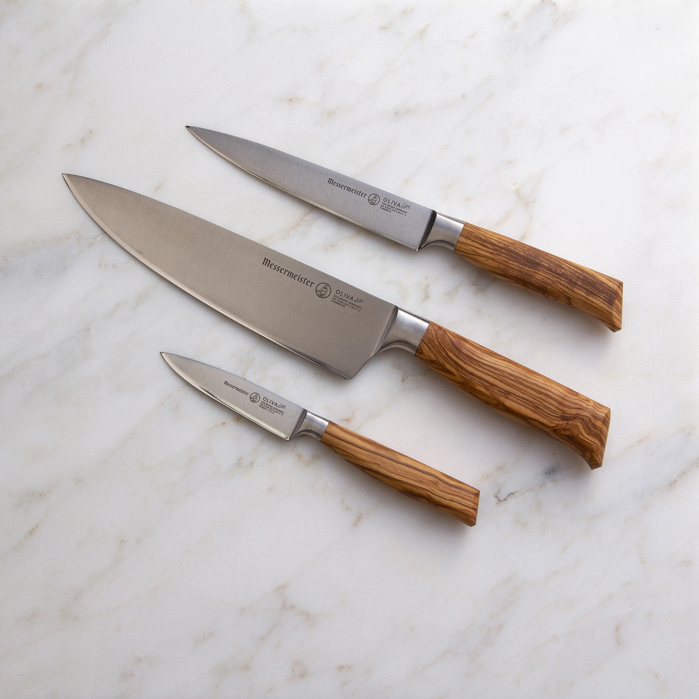 Messermeister Oliva Elite 3 Piece Starter Set