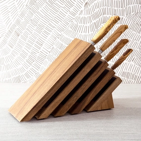 Messermeister Oliva Elite Next Level 5 Piece Knife Block Set Cutlery outlet discounts
