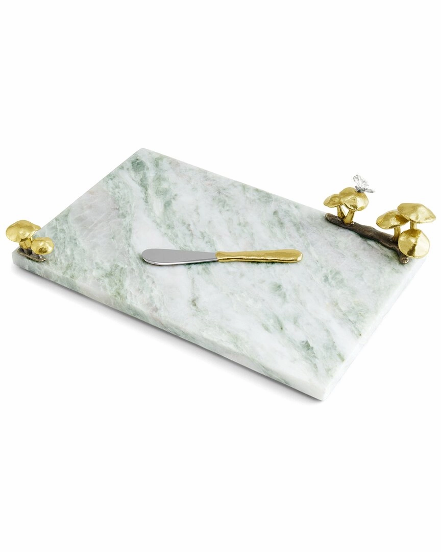 Michael Aram Mushroom Cheeseboard with Spreader