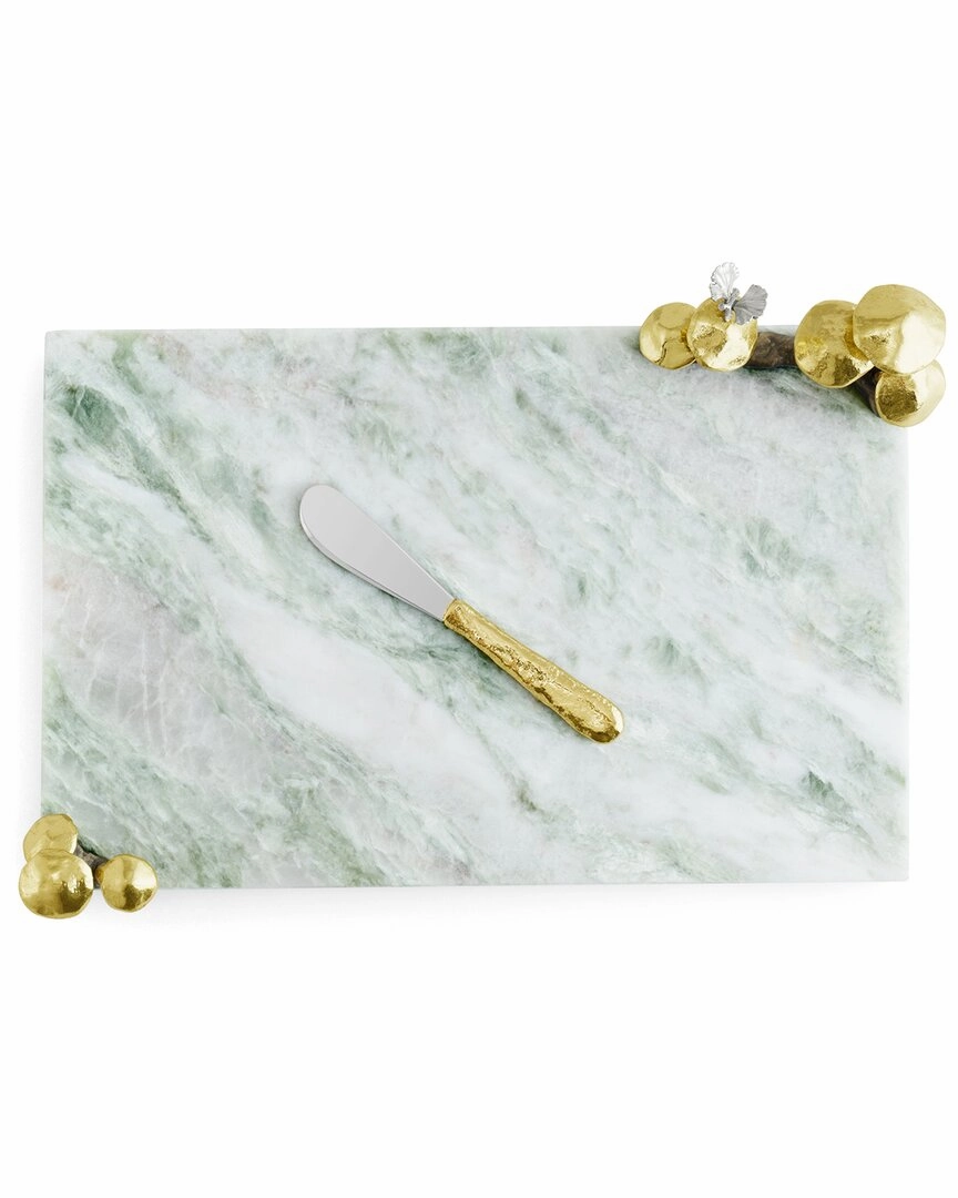 Michael Aram Mushroom Cheeseboard with Spreader