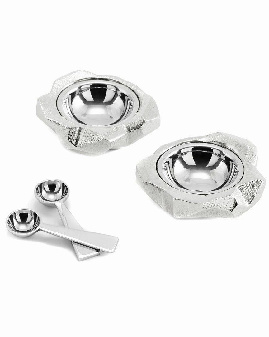 Michael Aram Rock Mini Pot Set with Spoons Cookware online kitchen sale