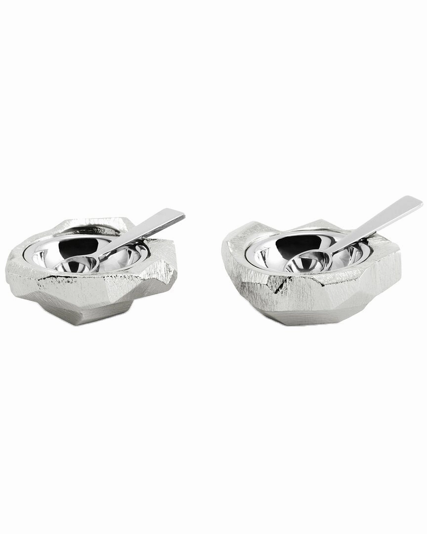 Michael Aram Rock Mini Pot Set with Spoons