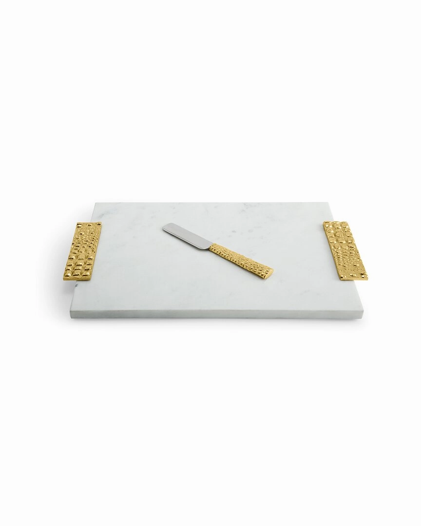 Michael Aram Safari Large Cheeseboard & Knife