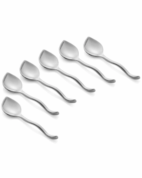 Michael Aram Set of 6 Vine Demitasse Espresso Spoons Cookware holiday sale