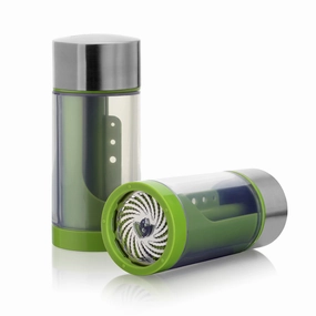 Microplane Stainless Steel Herb Mill 2.0, Green Cooking Tools & Accessories buy more save more