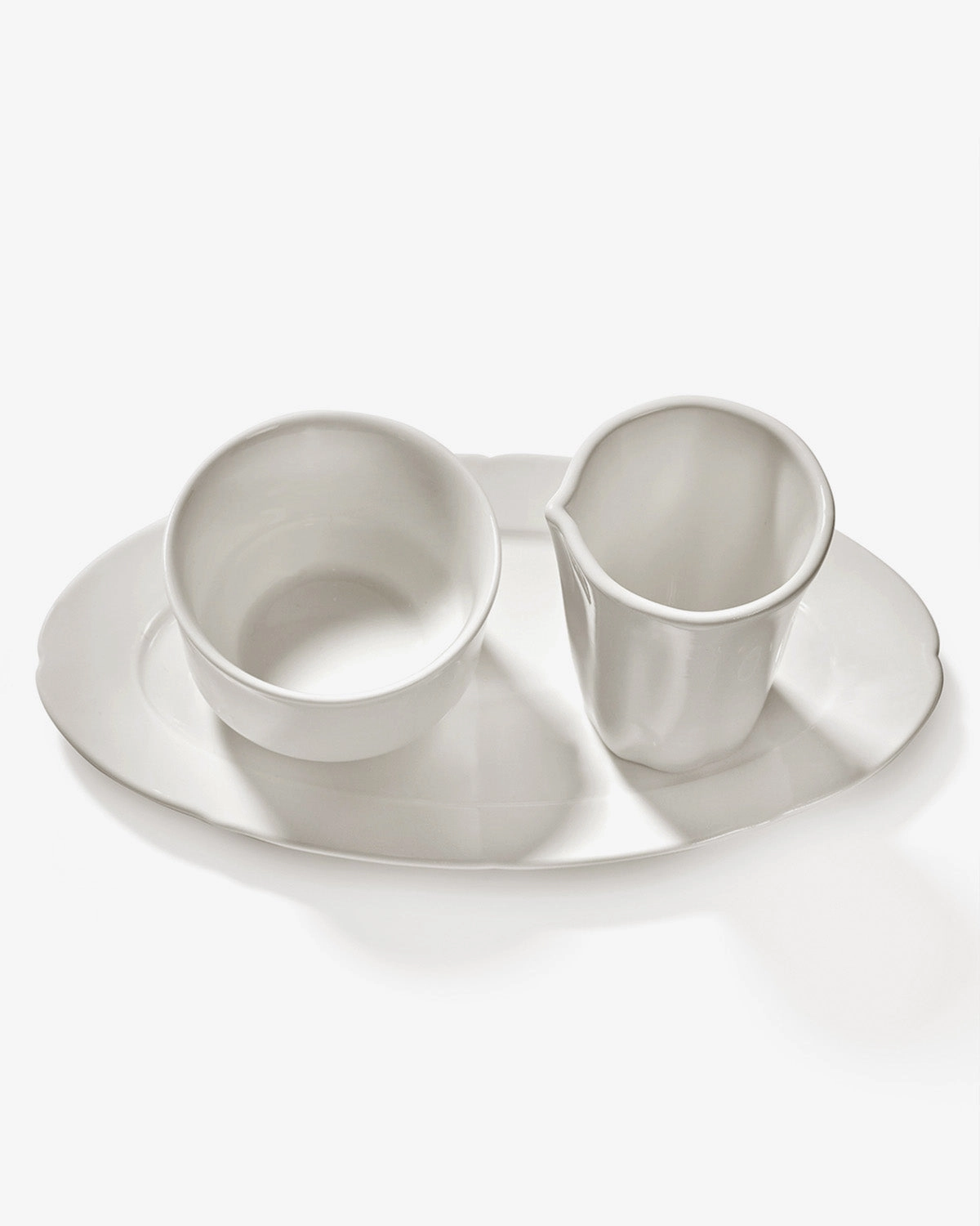 Milk jug white Silhouette