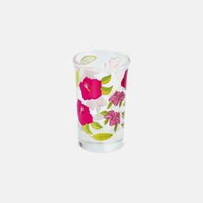 Mini drinking glass with tropical print Kitchen Tableware at affordable prices