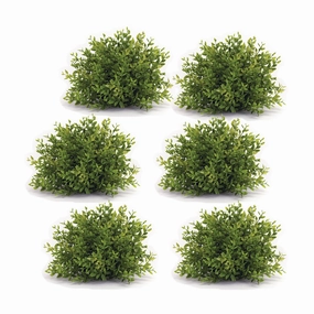 Mini Leaf Half Orb (Set of 6) 7"D Plastic Faux Florals cheap bouquet decor