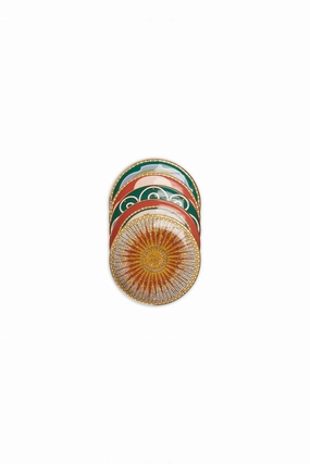 Mini Plates - Set Of Five Mixed In Cortile Dinnerware clearance deals