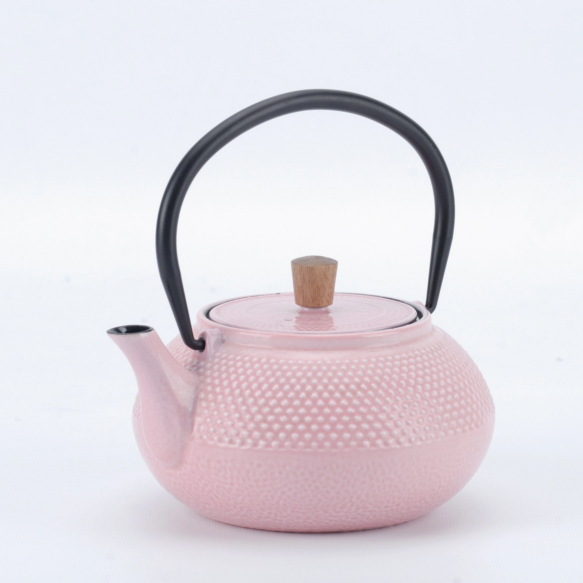 Minimal Enameled Cast Iron Teapot - Dot