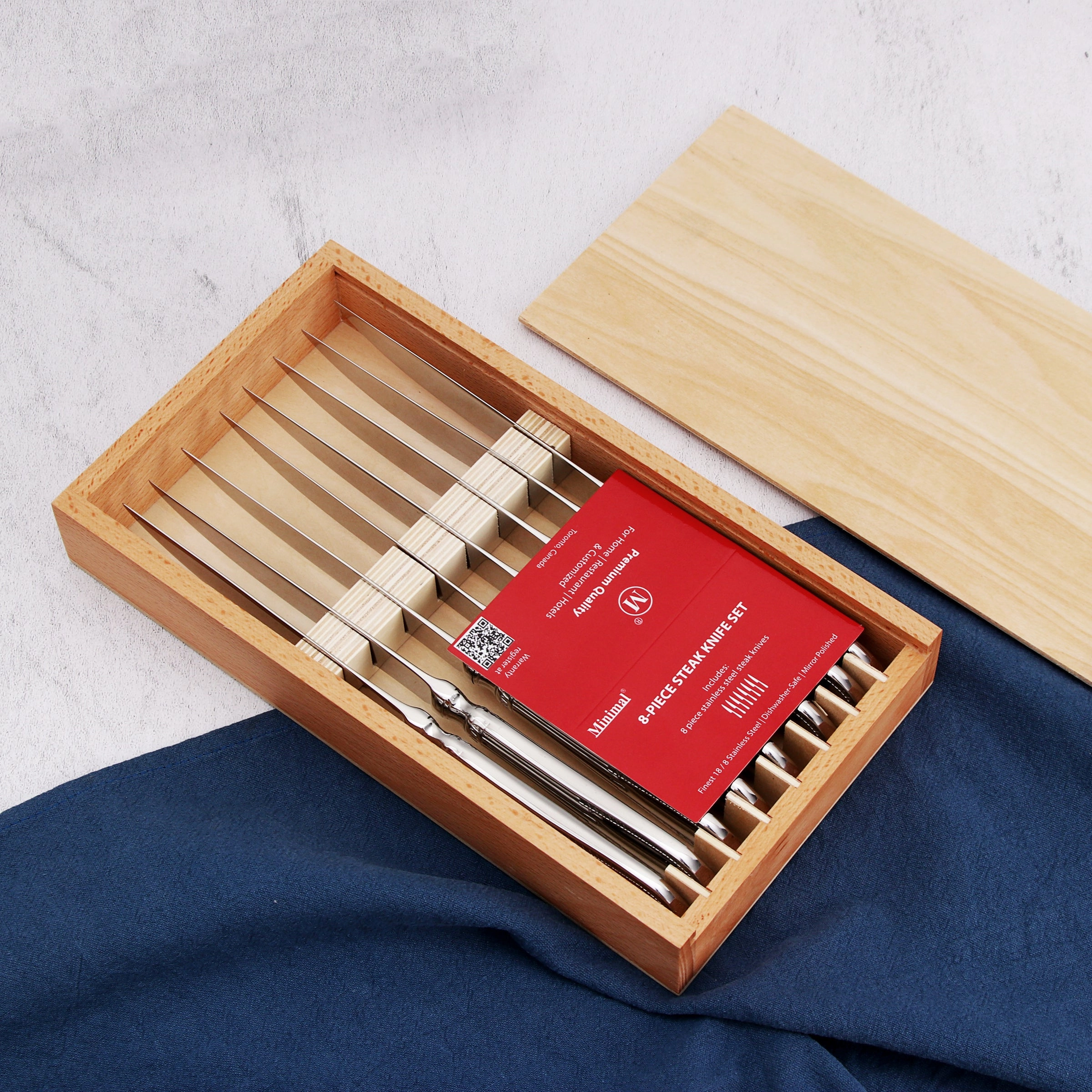Minimal Nordic 8 -piece Steak Knife Set