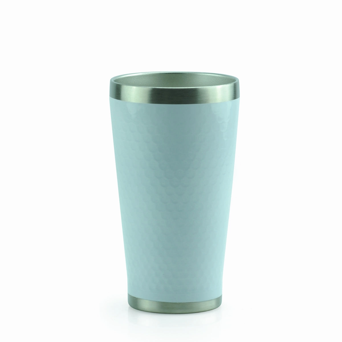 Minimal Stainless Steel Vacuum Insulated Tumbler Set Of 6 - 350 ml - White