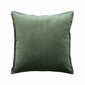 Mira Velvet Olive Cushion 50cm Cushions for home decor deals