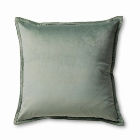 Mira Velvet Seafoam Cushion 50cm Cushions for home decor deals