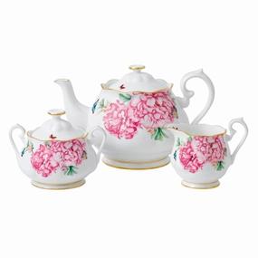 Miranda Kerr Friendship Teapot, Sugar & Cream, 3 Piece Set Dinnerware bulk buy offers