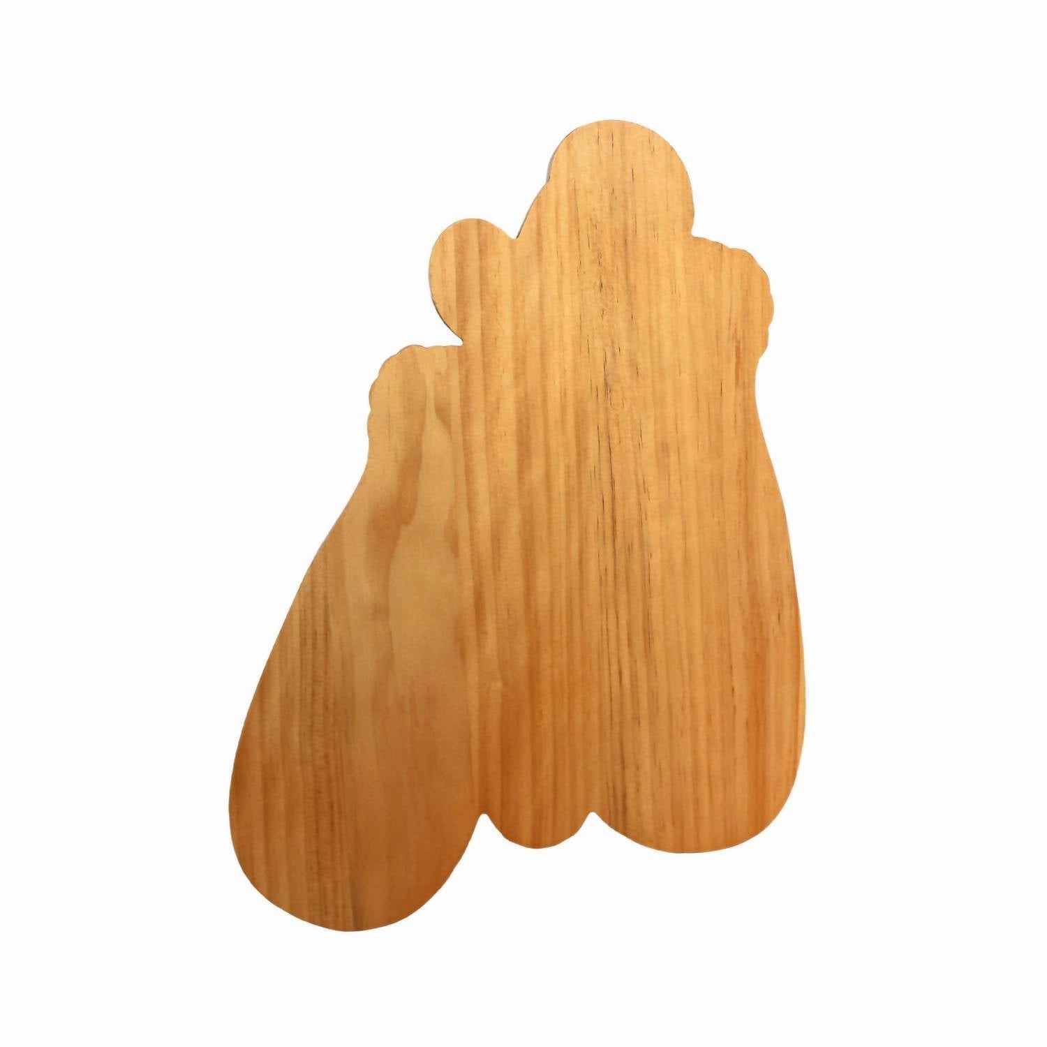 Mittens Wood Board - 10.75" X 15.75" In Brown