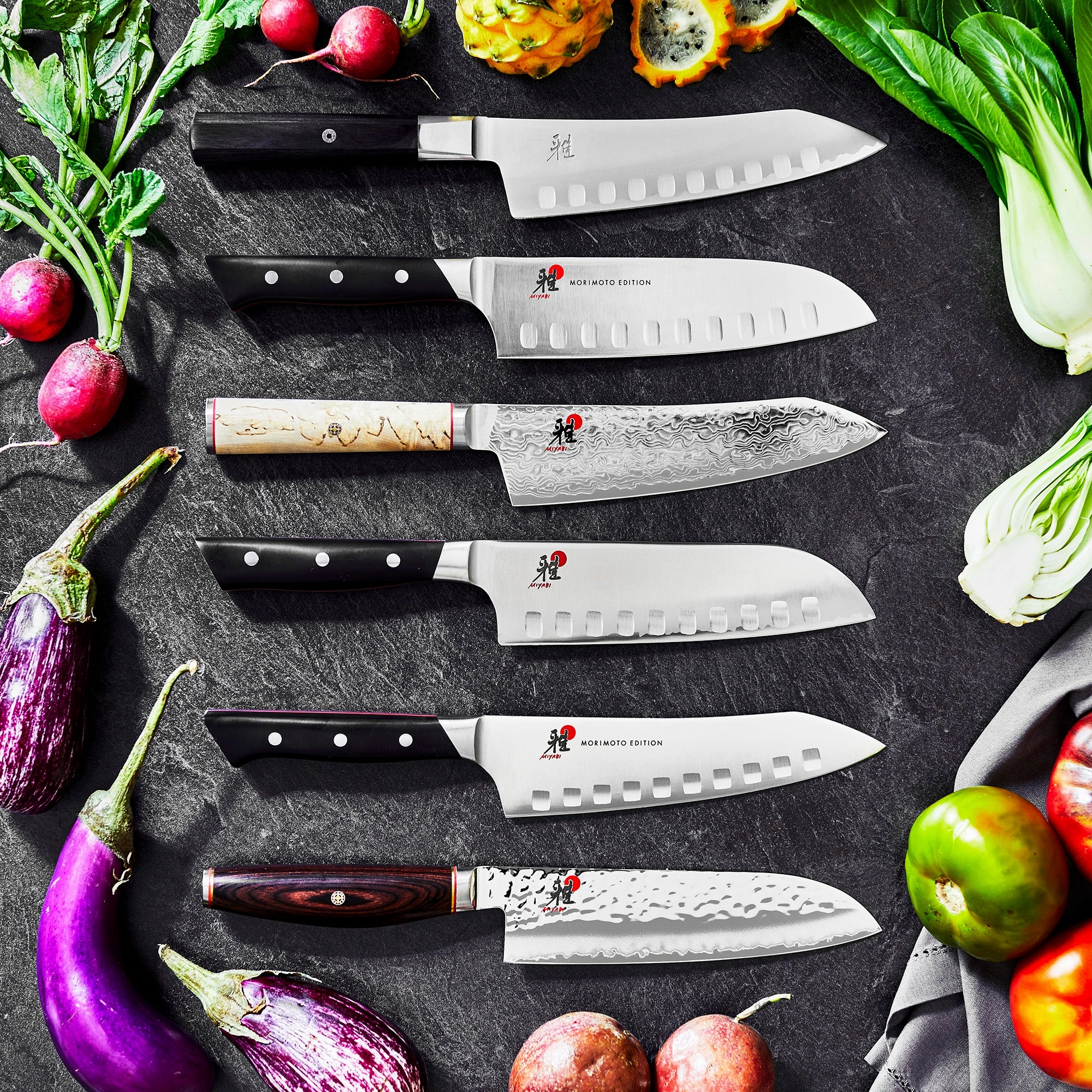 Miyabi Birchwood SG2 7-inch Rocking Santoku Knife