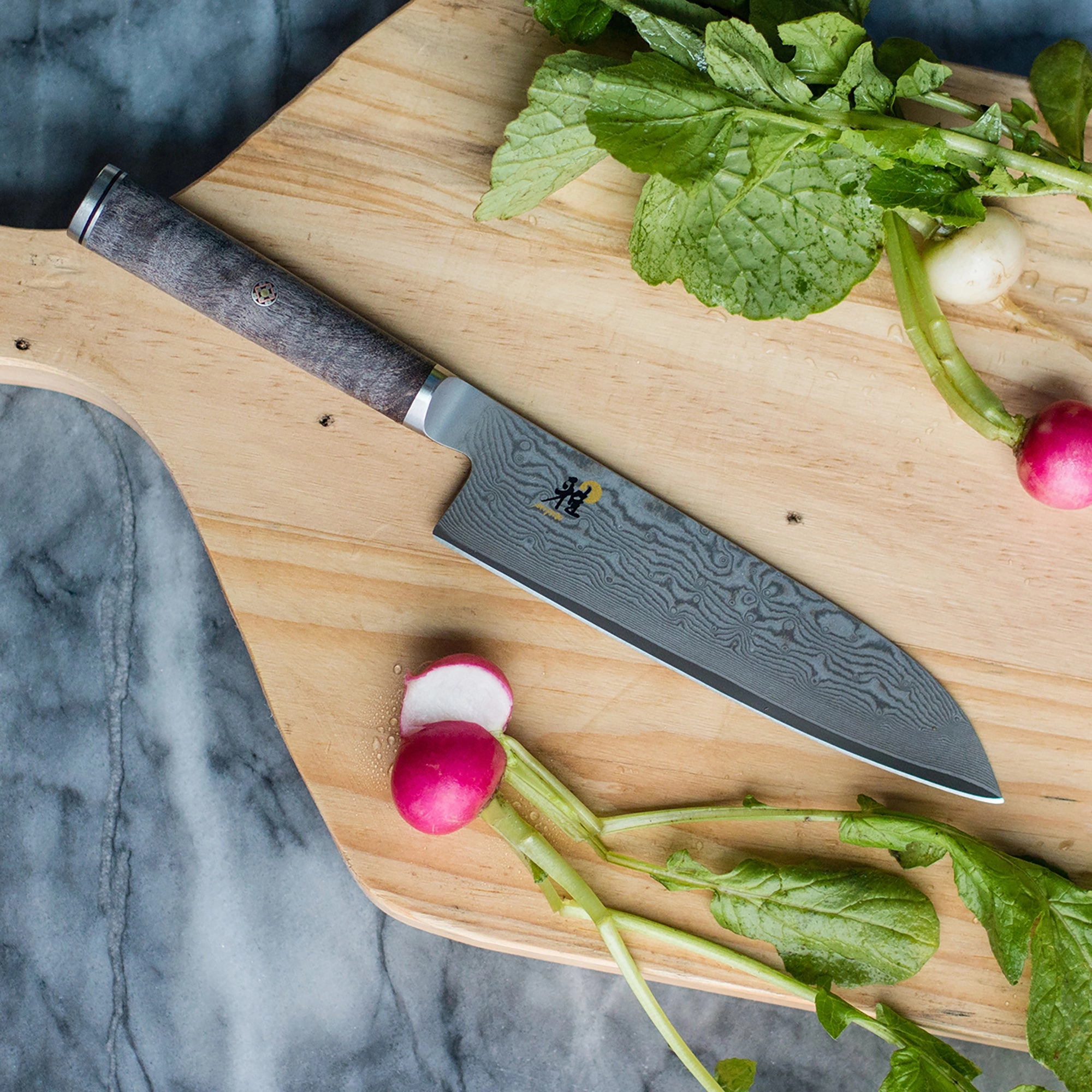 MIYABI Black 5000MCD67 Santoku Knife