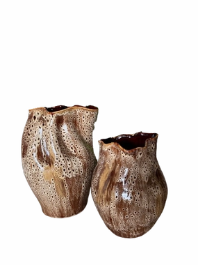 Mode Coli Vase browns d18xh23 Cheap Vases for home