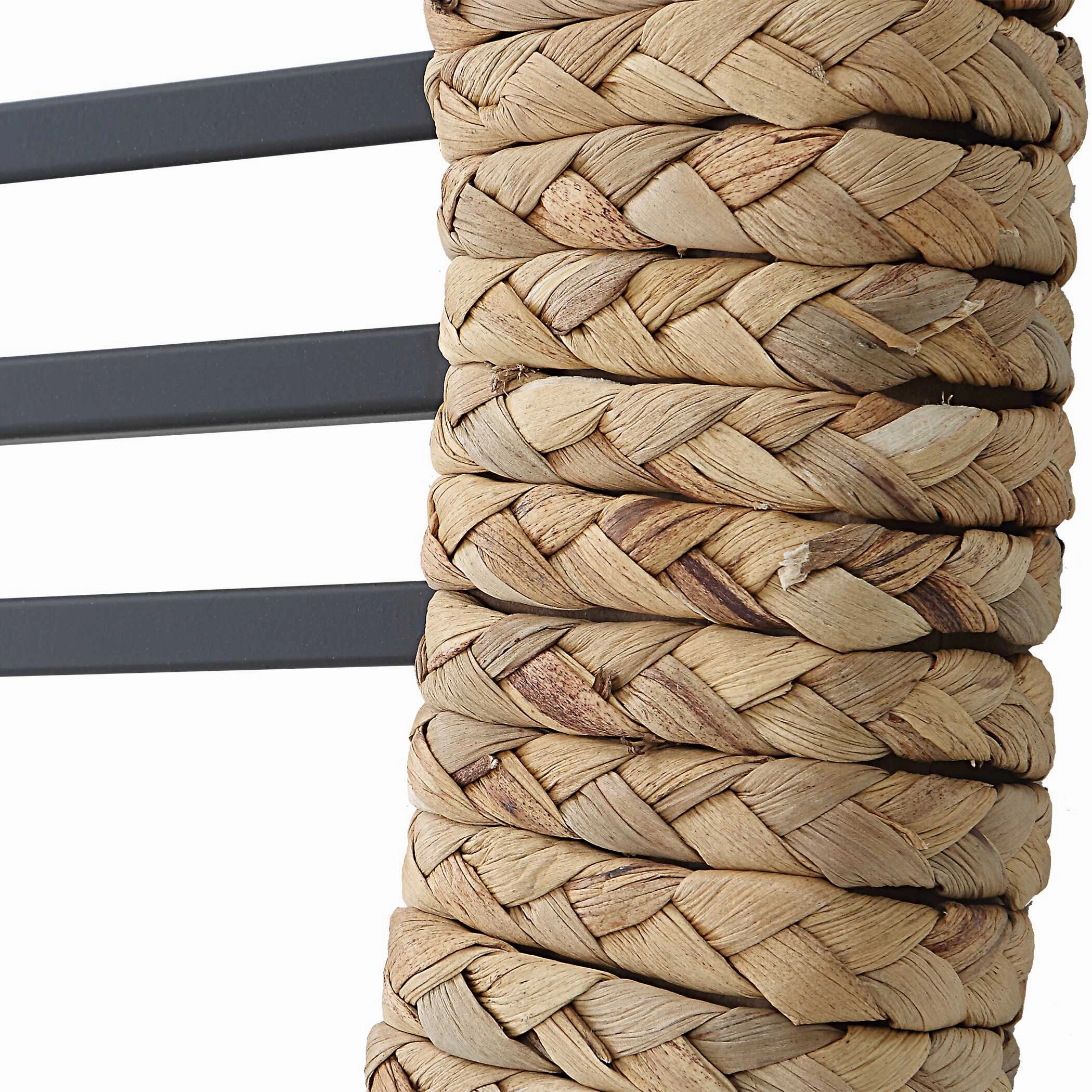 Montecito Wall Clock Braided Banana Leaf Clocks decor discount