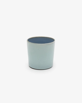 Mug cylinder high light blue/smoky blue Terres de rves Dinnerware tableware outlet
