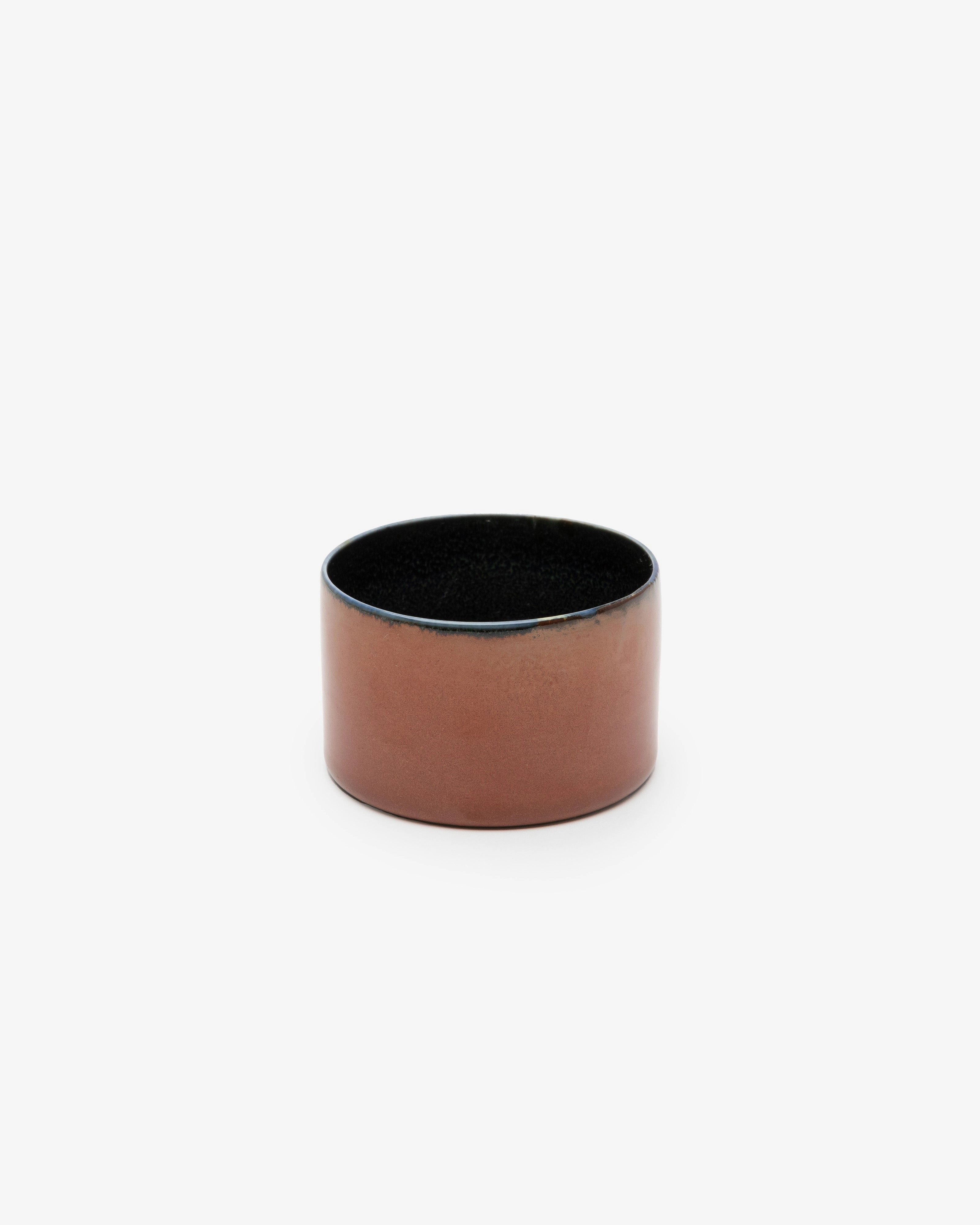 Mug cylinder low rust/dark blue Terres de rves Dinnerware tableware outlet