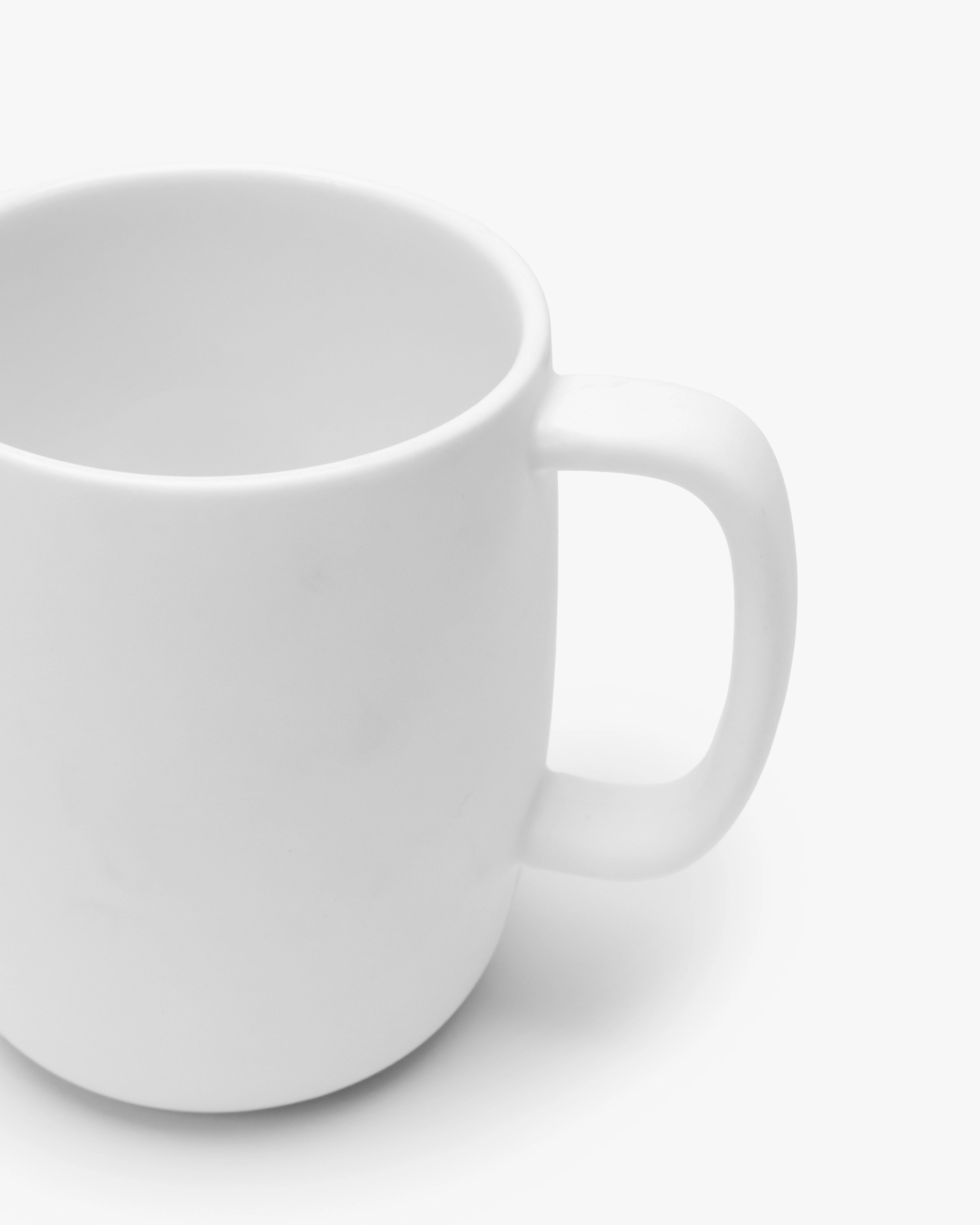 Mug white matt Passe-partout