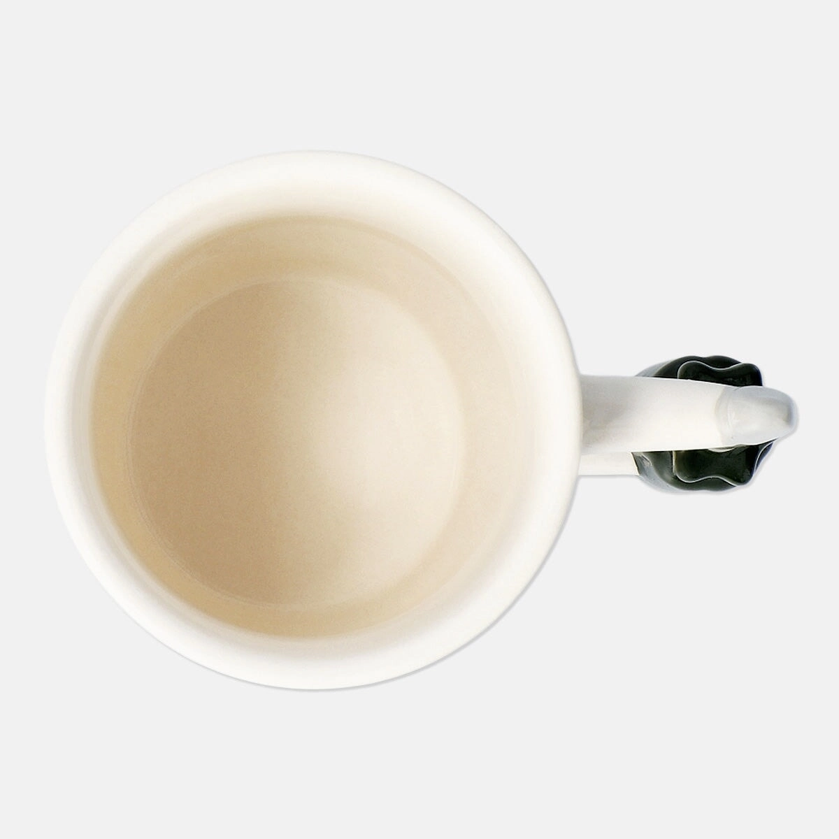 Mug with screwdriver shaped handle