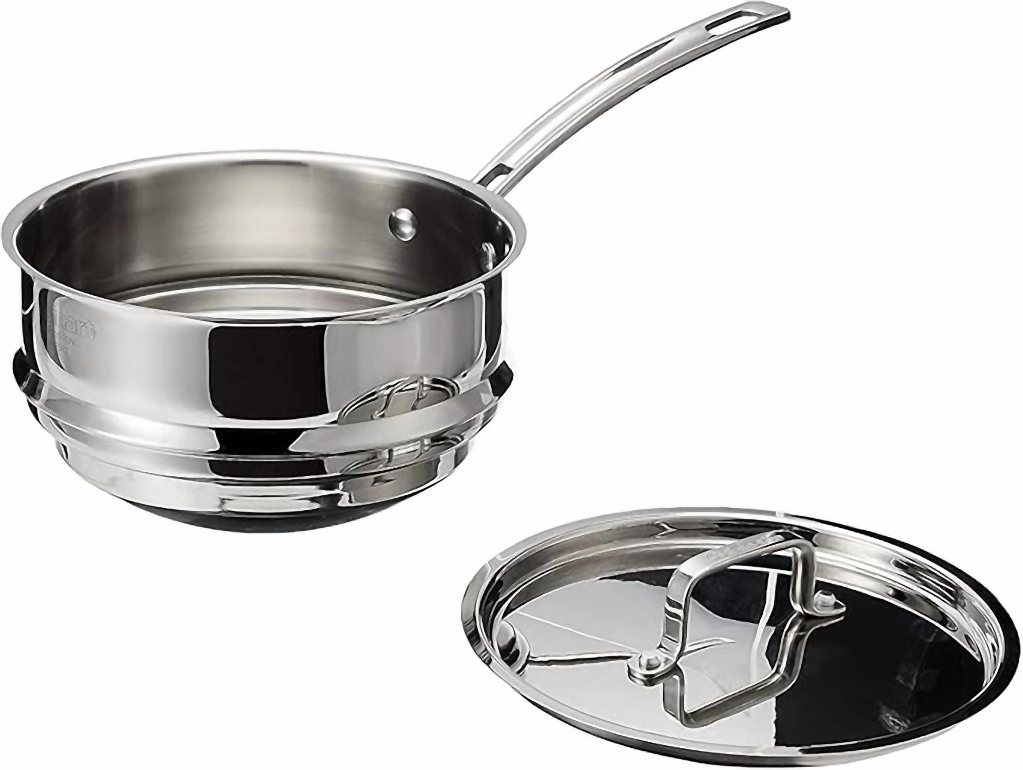 Multiclad Stainless Double Boiler In Silver