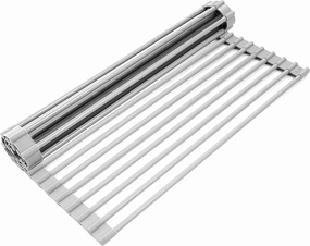 Multipurpose Stainless Steel Roll-Up Sink Drying Rack and Trivet Large Cooking Tools & Accessories hot price