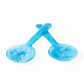 Mustique Salad Server Set, Blue Serveware Good quality and affordable