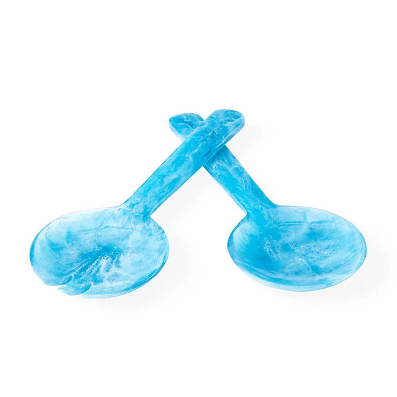 Mustique Salad Server Set, Blue Serveware Good quality and affordable