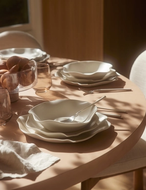 Nadia Satin-Matte Stoneware Dinnerware Dinnerware tableware promo