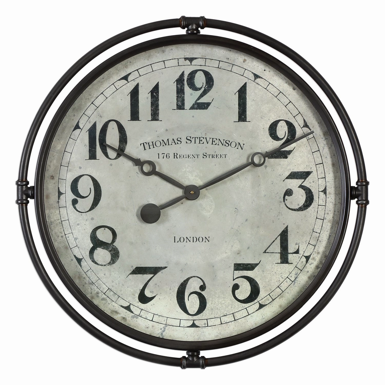 Nakul Wall Clock Smoke Gray Wall Clocks Timeless Sale