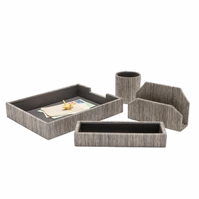 Napali Dark Gray Office Accessory Set/4 Home Decor Office Organization Convenient shopping